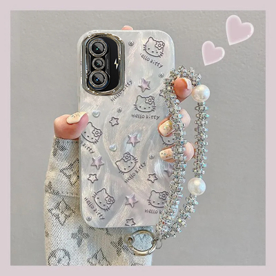 羽纱kt猫红米K40游戏增强版手机壳M2012K10C情侣全包防摔可爱套外