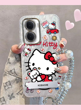 羽纱kt猫iQOONeo10Pro+手机壳V2463A情侣全包防摔男女可爱套外壳
