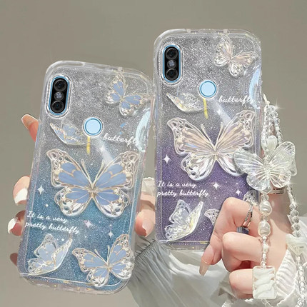 红米note5手机壳红米note 13透明12蝴蝶套全包PRO+防摔T潮4奢华14高档11手链9闪粉10男女10a潮8薄7款6新redmi