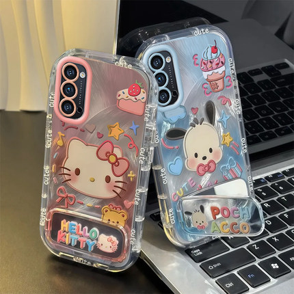 OPPOReno4手机壳oppo Reno 2 z新r15全包3防摔4 se可爱5薄6软7硅胶8高级9男11女10套12外壳13 pro凯蒂kt猫r17