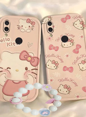 荣耀play手机壳凯蒂猫硅胶honor新款透明卡通可爱全包套KT猫保护套软COR-AL00