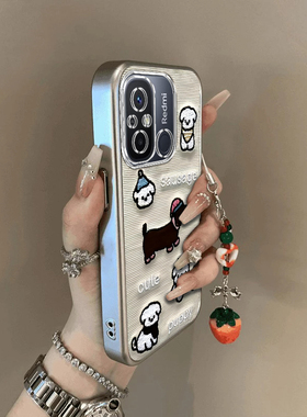 红米12C手机壳9 A女10 X全包13 C防摔14 R可爱K20薄K30男K40 S款K50套K60 E外壳K70女K80新Pro潮+牌Redmi