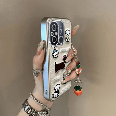 红米12C手机壳9 A女10 X全包13 C防摔14 R可爱K20薄K30男K40 S款K50套K60 E外壳K70女K80新Pro潮+牌Redmi