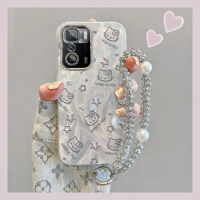 羽纱kt猫红米Note10Pro 5G手机壳M2104K10AC情侣全包防摔可爱套外