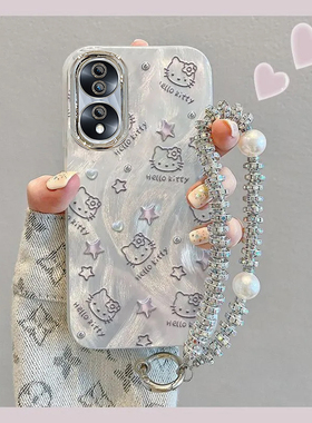 羽纱kt猫荣耀70手机壳FNE-AN00情侣全包防摔软高级男女可爱套外壳