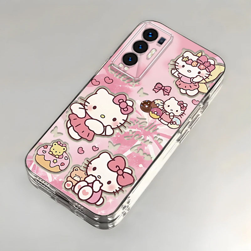 卡通kt猫OPPOReno5Pro+壳透明PDRM00全包防摔男女可爱套外壳