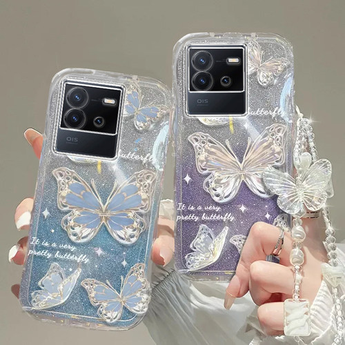 vivo T2手机壳T1X透明T1软T2X套s1全包s6防摔pro潮s19奢华s20高档s12蝴蝶s15手链s16闪粉s17男s18女vivoT1