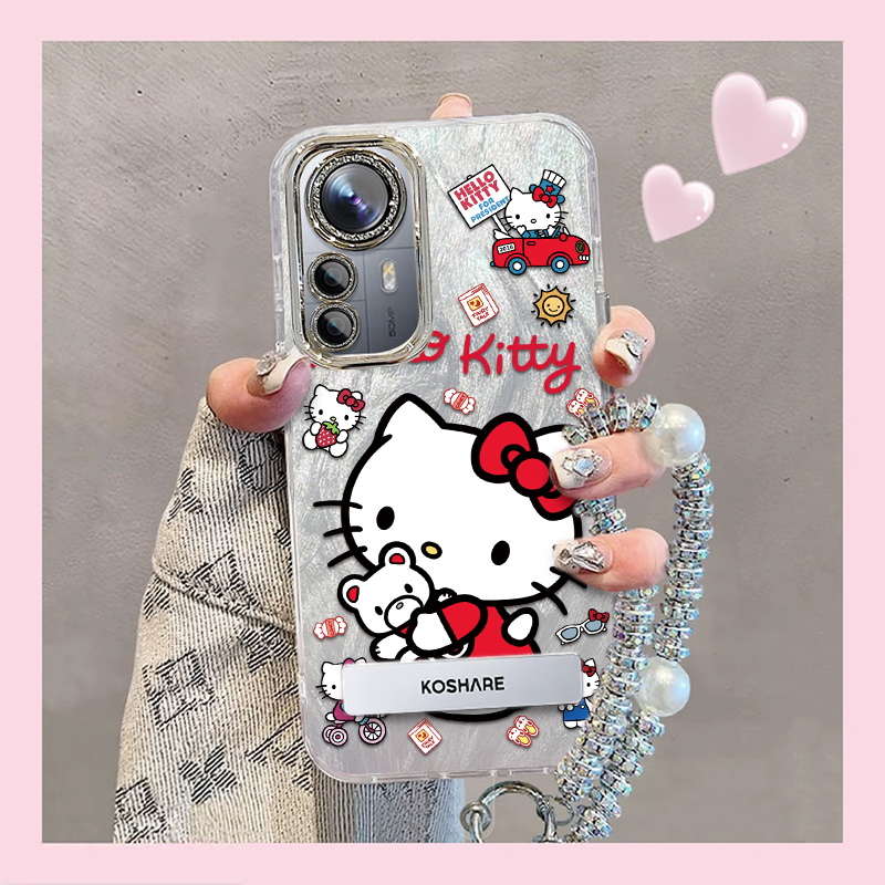 羽纱kt猫小米12SPro天玑版手机壳情侣全包防摔高级男女可爱套外壳