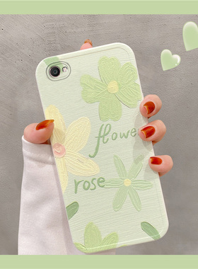 vivo x9手机壳x9s闺蜜小花x9plus油画可爱创意全包潮清新x9splus