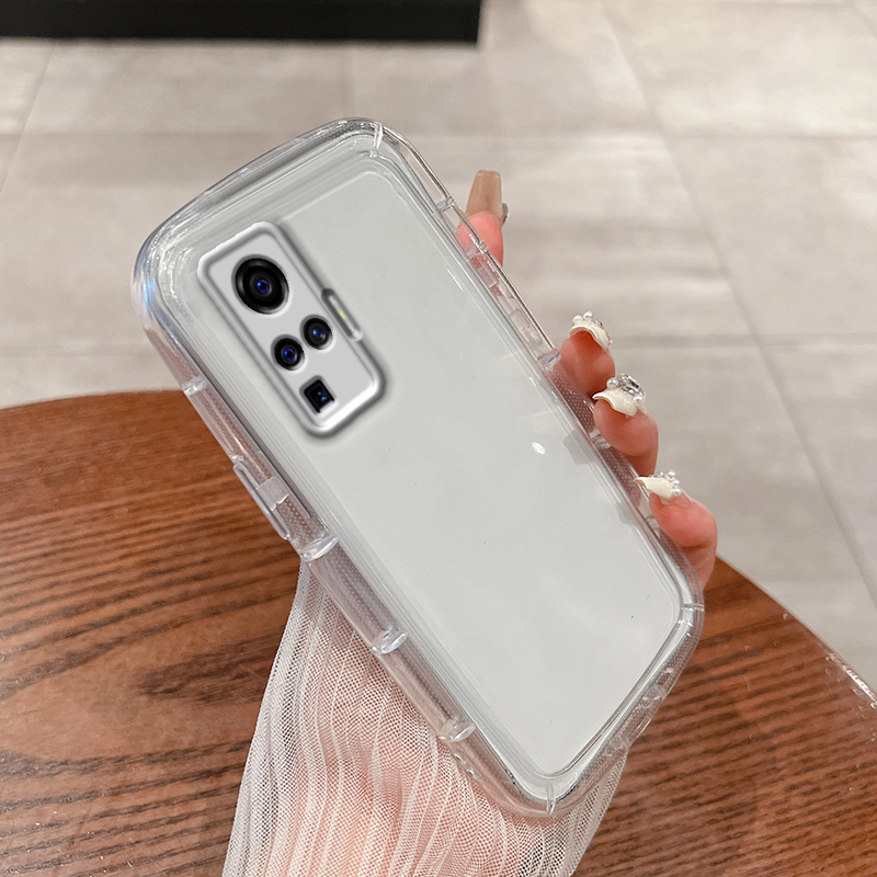 vivo x70/x70pro/x70t肥皂壳手机壳透明气囊男女款x70/x70pro/x70t高级感全包防摔硅胶软壳套