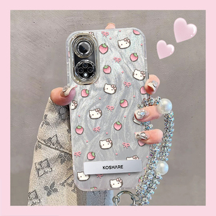 羽纱kt猫华为nova9Pro手机壳RTE-AL00情侣全包防摔男女可爱套外壳