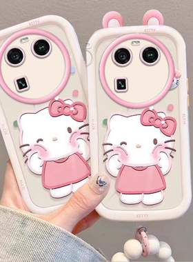 泡芙kt猫OPPOFindX6壳PGFM10情侣全包防摔高级男女可爱套外壳