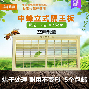 益精隔王板中蜂竹制立式蜂王隔王板蜂箱隔王栅蜜蜂隔王片5个包邮