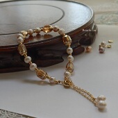 天然巴洛克淡水珍珠手链 微瑕福利超值出 亏本限量售完即止