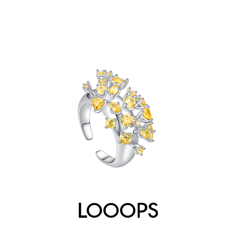 花蕊宝石小众原创戒指