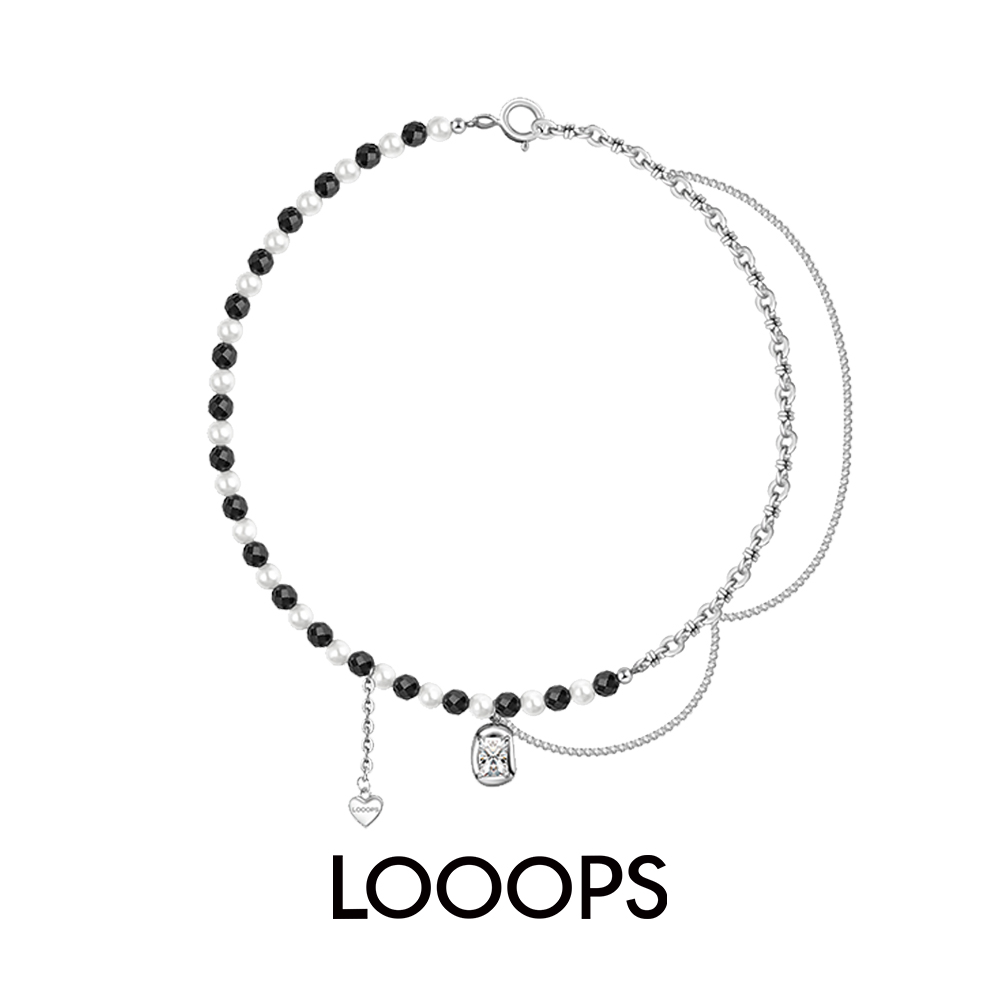 looops官方吊坠拼色珍珠