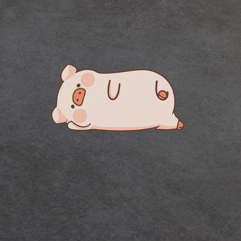 罐头猪LULU车贴纸汽车改装电动车摩托车装饰贴玻璃车身划痕车用