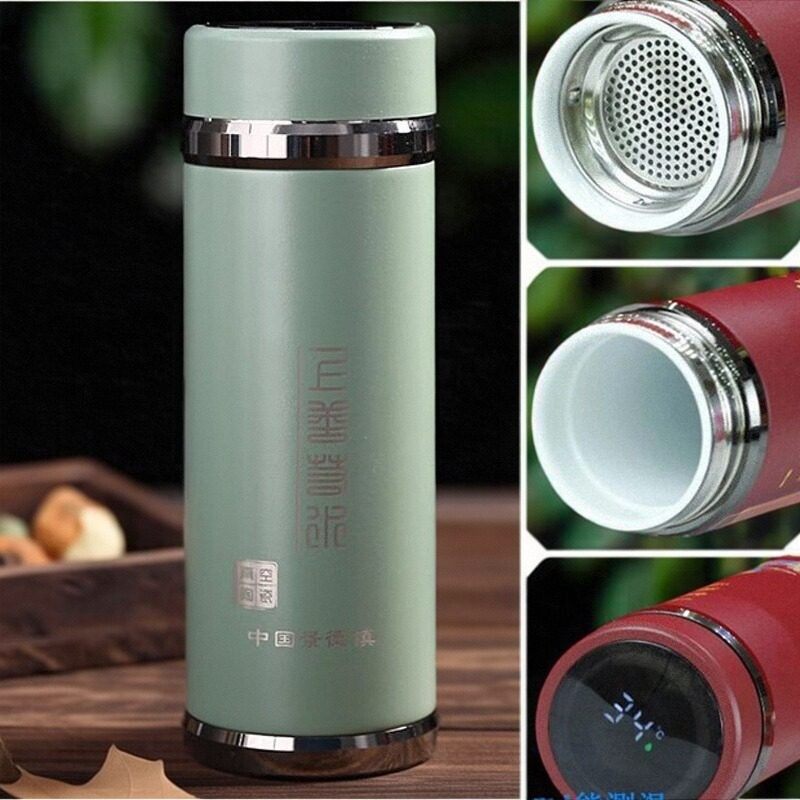 正宗景德镇陶瓷内胆保温杯家用商务泡茶专用杯防烫防滑便携杯送礼,餐饮具,保冷/保温杯,淘宝优惠券,粉丝福利购,淘宝优惠卷