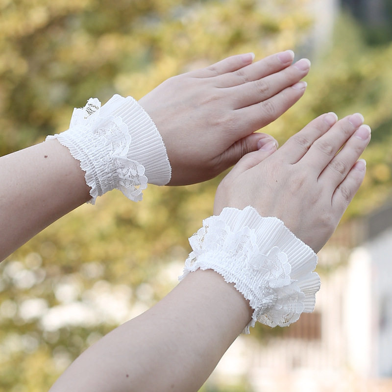 厂家直销打底蕾丝护腕夏女复古假袖口可拆卸灯笼袖短拼接毛衣,服饰配件/皮带/帽子/围巾,防晒袖套,淘宝优惠券,粉丝福利购,淘宝优惠卷
