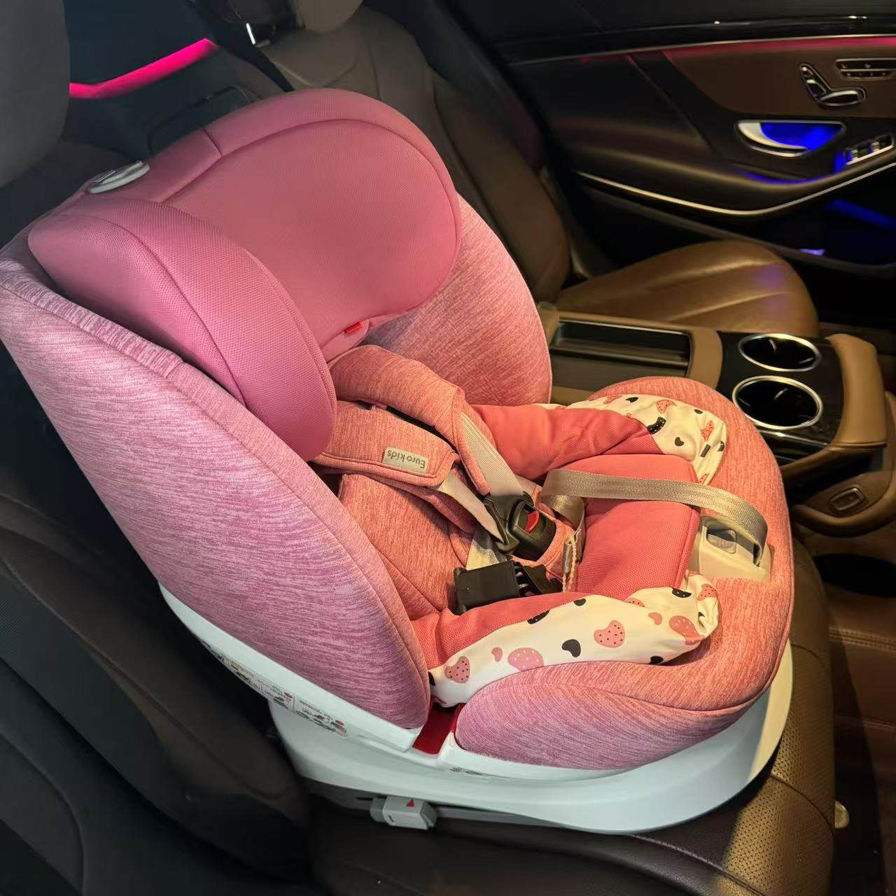 袋鼠爸爸安全儿童座椅Q萌系列软萌粉婴儿儿童安全座椅,婴童用品,汽车座椅,淘宝优惠券,粉丝福利购,淘宝优惠卷