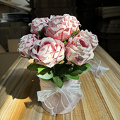 母亲节520礼物有钱花材料包手工玫瑰diy抱抱桶生日花束材料包老婆