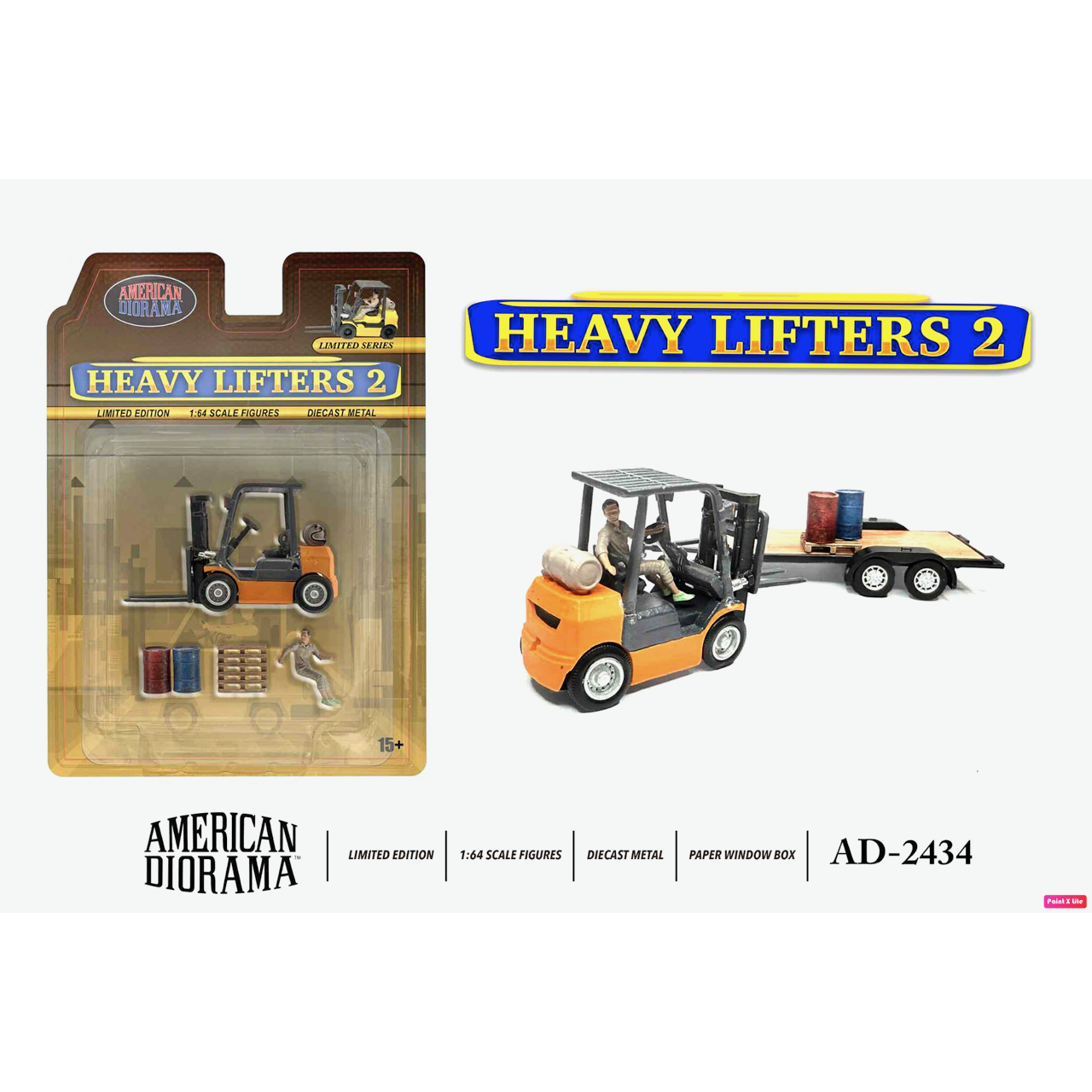 American Diorama 1:64 Figure set - Heavy Lifters 2 合金人偶