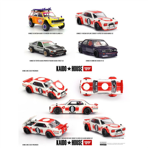 Kaido House + MINIGT Nissan Skyline 2000GT-R (KPGC10) 车模