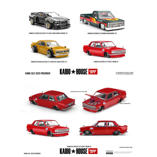 Kaido House + MINIGT Datsun 510 Street Nismo V3 仿真合金车模
