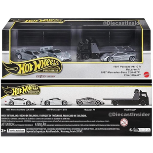 Hot Wheels风火轮 超跑车库 GMH39奔驰保时捷911迈凯伦F1合金车模