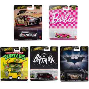Hot 芭比蝙蝠车忍者神龟奥迪车模 Wheels风火轮金标娱乐文化HXD63