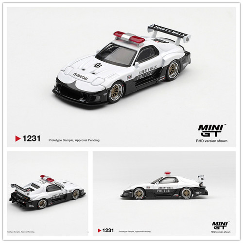 【预售】MINIGT 1:64 马自达 RX-7 LB-Super Silhouette Police