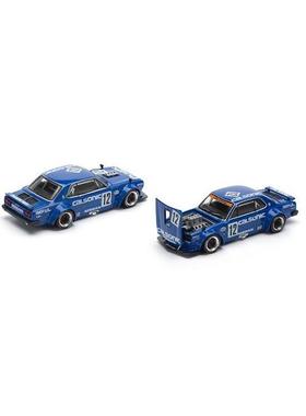 POPRACE 1:64 SKYLINE GT-R V8 DRIFT (HAKOSUKA)-CALSONIC 车模