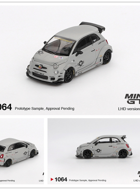 MINIGT 1:64 Abarth 595 LB-WORKS x Abas Works Fighters 车模