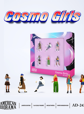 American Diorama 1:64 Figure set - Cosmo Girls 仿真人偶