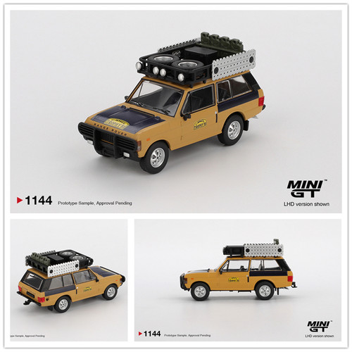 MINIGT 1:64 路虎揽胜 Range Rover 1981 Camel Trophy 合金 车模