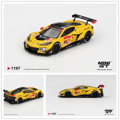 MINIGT 1:64 1197号 雪佛兰 Chevrolet Corvette Z06 GT3.R #4
