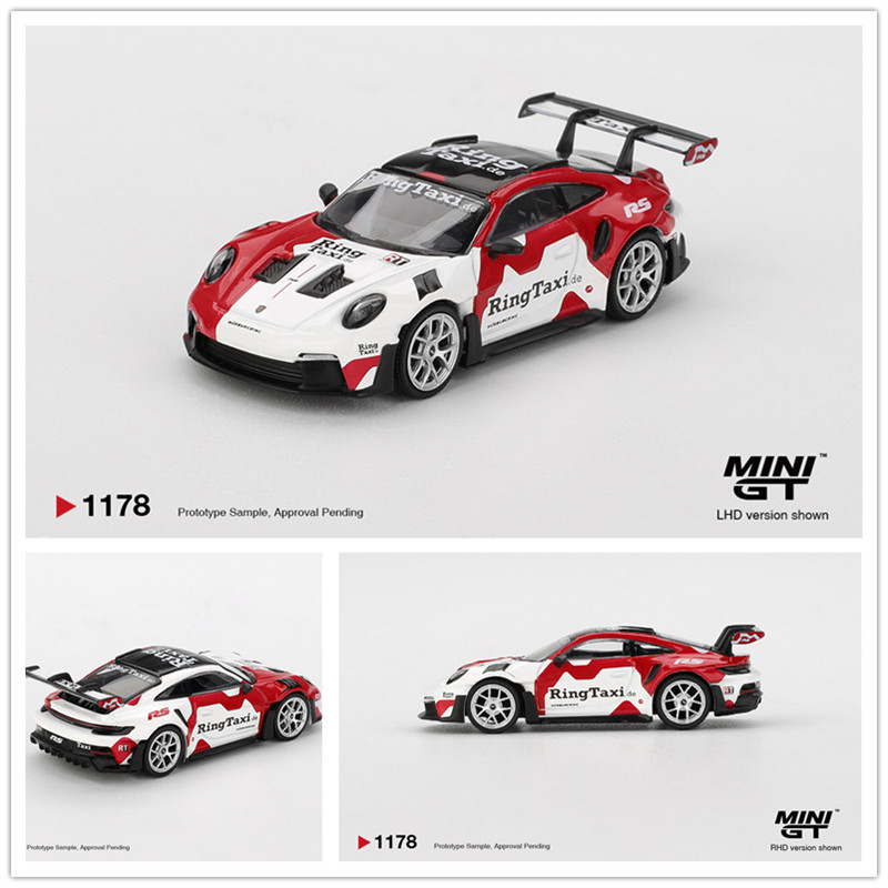 【预售】MINIGT 1:64 保时捷 Porsche 911(992) GT3 RS 合金车模
