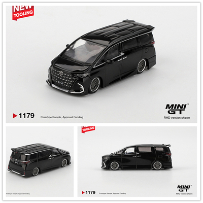 【预售】MINIGT 1:64 丰田 Toyota Alphard 40 KUHL Black黑 车模