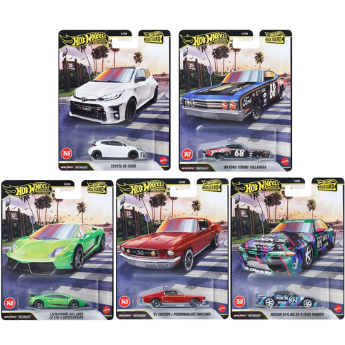 【预售】风火轮 花园大道30 尼桑丰田福特兰博基尼 合金汽车模型