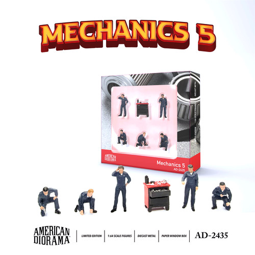 American Diorama 1:64 Figure set - Mechanics 仿真合金人偶