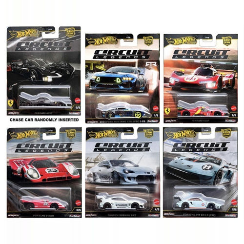 Hot Wheels风火轮 汽车文化赛道传奇法拉利499P保时捷911合金车模