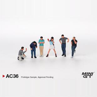 MINIGT 1:64 Figurine: Car Enthusiasts MGTAC36 仿真 人偶
