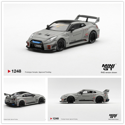 【预售】MINIGT 1:64 日产 NISSAN LB-Silhouette WORKS GT哑光灰
