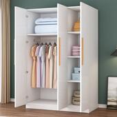 拉车套罩衣柜家用卧室衣柜经济型出租房用小户型简易组装 实木质收