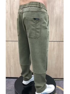 六兜牛仔老爹裤 百搭直筒长裤 宽松中年男士 哈伦裤 弹力休闲裤 春秋季