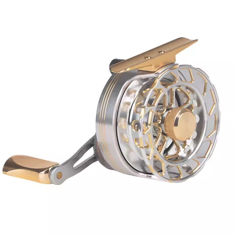 P60 微铅筏钓轮全金属超顺滑桥筏排钓冰钓有缷力不同步海钓