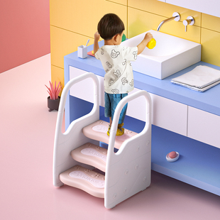宝宝洗手梯幼儿洗手台阶凳儿童洗漱台踩凳踏脚凳小孩卫生间垫脚蹬
