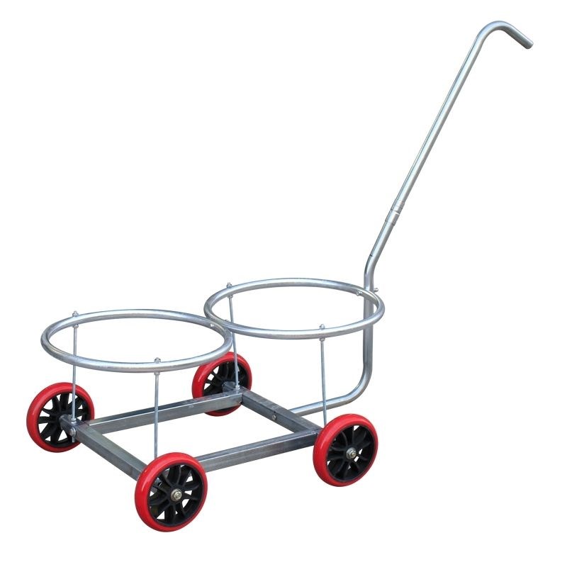 新加厚升级静音轮倒水车手拉式小推车倒垃圾运水桶农村家用泔水车