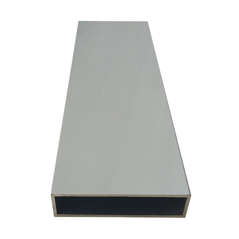 木纹铝合金方管型材铝方通空心矩形铝方管扁管隔断 刮尺 四方铝管