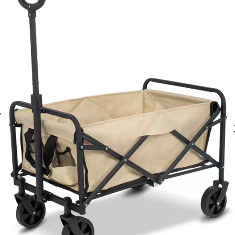 户外野营越野营地车可折叠便携野餐手推车钓鱼买菜拉货车家用小车